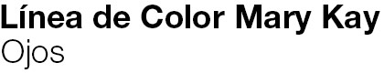 Línea de Color Mary Kay